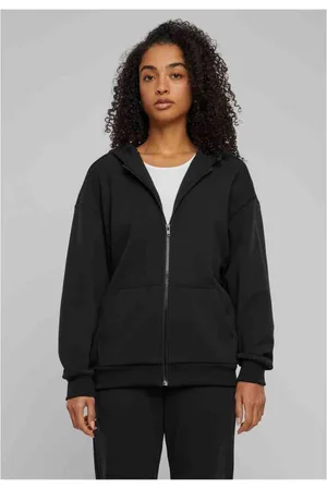 Urban classics Cozy Oversized Vest met capuchon - XS