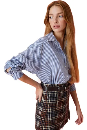Koton Oversized Poplin Overhemd Met Zakdetail