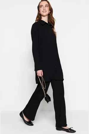 Trendyol Vrouwen Standaard mouw Ronde hals Tweedelige set