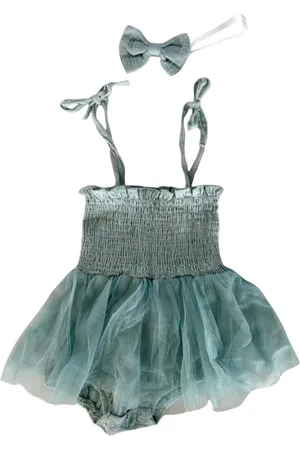 Merkloos Schattige Baby Tutu Romper - | Dé Perfecte Outfit voor 1e Verjaardag, Fotoshoots & Feestjes