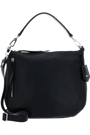 Abro+ Leren Schoudertas Leather Adria Hobo Bag Juna Zwart
