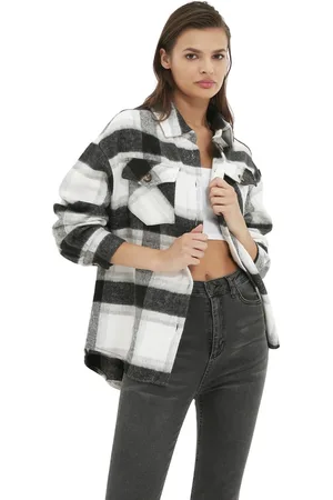 Trendyol Oversized/Wezenlijk Geweven Jasje Met Veelkleurige Ruiten Twoaw21Go0273