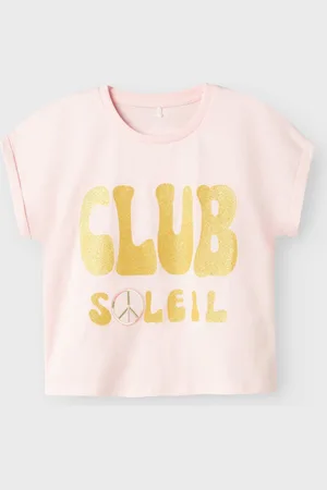 NAME IT NKFFORVA SS SHORT LOOSE TOP BOX PS - Meisjes - T-shirts