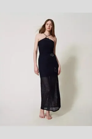 Twin-Set Twinset GONNA LUNGA A TUBINO/ Gehaakte midi-rok XS