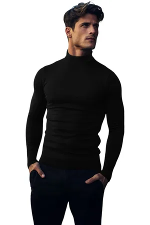 Trendyol Cinnamon Heren Slim Fit Half Turtleneck Basic Trui