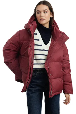 Trendyol Stone Oversize Hooded Goose Down Waterafstotend Pufferjack Twoaw25Mo00102