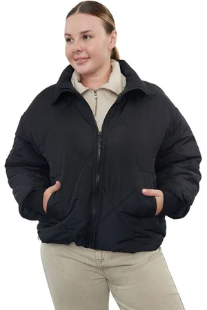 Trendyol Zwarte Regular Fit Puffer Quilted Jacket Tbbaw25Aw00002