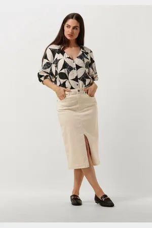 Object Object Objellen Mw Midi Twill Skirt Rokken Dames -