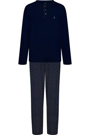 Robson Heren Pyjamaset - Retro Brick - Bamboo -