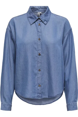 ONLY ONLCHARIS LIFE LS SHIRT CC WVN - Dames - Blouses
