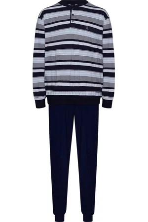 Robson Heren Pyjamaset - Classic Stripes - Katoen