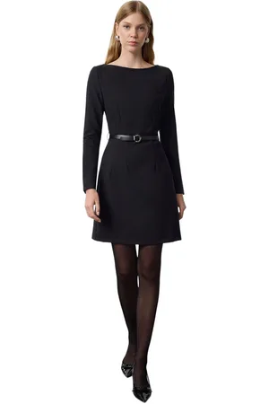 Trendyol Rode, Getailleerde, Bodycon Mini-Geweven Jurk Tweeaw25El00365