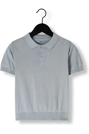 Mayoral Zomer polo shirt S/S jongens - parel wit