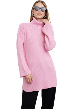 Trendyol Roze Oversized Coltrui Twoaw25Kz00131