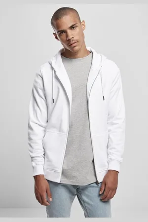 Urban classics Basic Terry Vest met capuchon - M