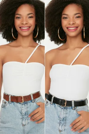 Trendyol TWOAW21KE0125 Volwassenen Vrouwen 2 pack - - S