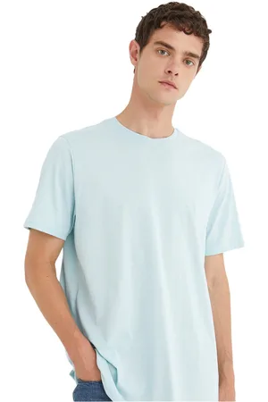 Koton Basic T-Shirt Ronde Hals, Korte Mouw, Katoen