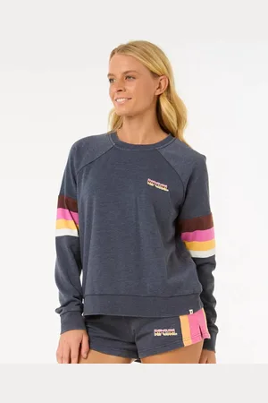 Rip Curl Las Dalias Raglan Crew - Navy