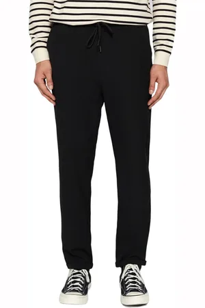 Trendyol Zwarte Elastische Taille Slim Fit Dubbele Pijp Stoffen Broek Tmnaw21Pl0107