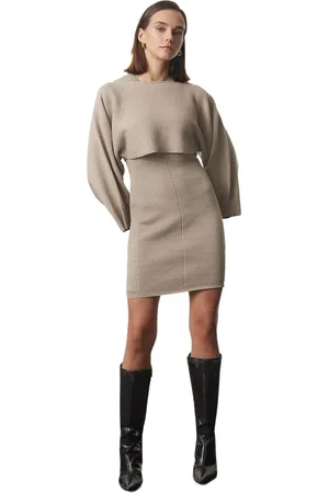 Trendyol Mini Breiwerk Bolero-Jurk Set Twoaw25El00056