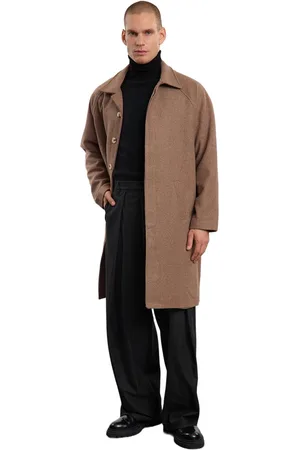 Trendyol Unisex Regular Fit Wolmix Kasjmier Winterjas Tmnaw24Kb00004