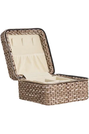 Merkloos Marrakech Jewelry Box - Organizer - Opslagcase - Boheemse stijl - 11x11x6.5 cm