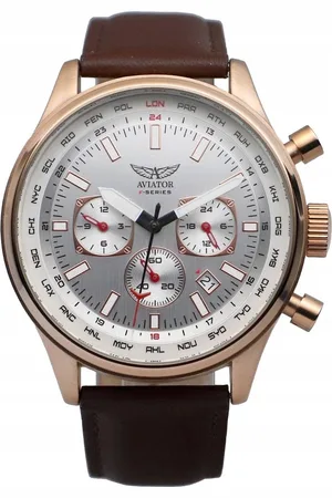 Aviator Heren Horloge F-Series AVW83507G410 - Bruin