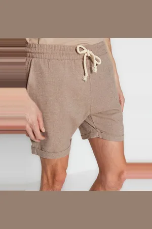 Trendyol Regular Fit Elastische Taille Linnen Look Korte Shorts & Bermuda Tmnss22Sr0020