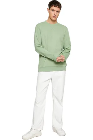 Koton Basic Sweater Gebreide Ronde Hals Lange Mouw