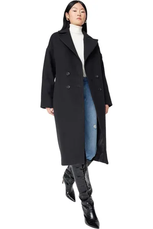 Trendyol Bruine Oversized Wijde Snit Lange Wollen Kasjmier Jas Tweeaw21Kb0038