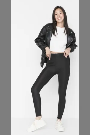 Trendyol Glanzende Rode Gebreide Legging Twoaw20Ta0053