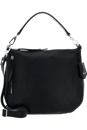 Abro+ Leren Schoudertas Leather Adria Hobo Bag Juna Zwart