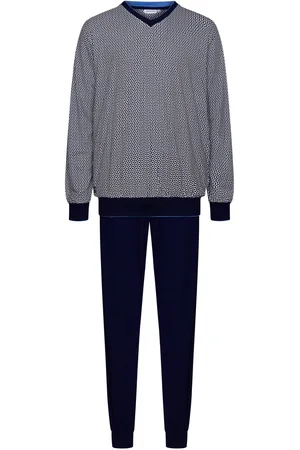 Pastunette Pyjama Blue Breeze - Katoen/Modal - /Wit