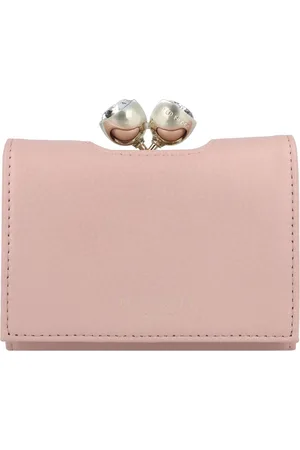 Ted Baker Leren Portemonnee Rosiela Small Bobble Purse Roze