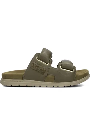 Woden Slipper zonder rug Lisa Leather