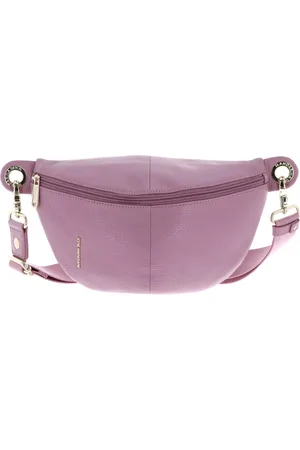 Mandarina Duck Leren Gordeltas Schoudertas Mellow Leather Bum Bag Roze