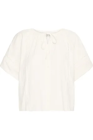 Ichi Blouse Ihutako Sh 20122852 114201 Cloud Dancer Dames
