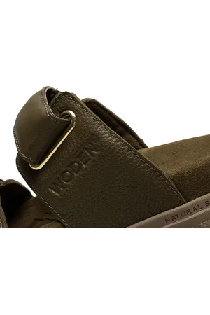 Woden Slipper zonder rug Lisa Leather