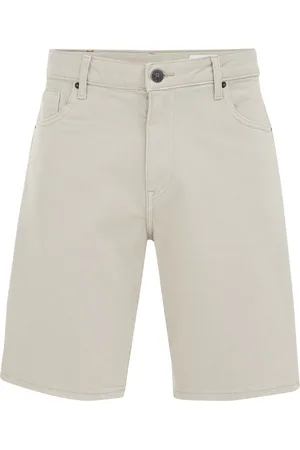 WE Fashion Heren loose fit denim short