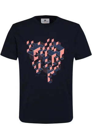 Gabbiano T-shirt T Shirt Met Frontprint 155516 301 Navy Mannen
