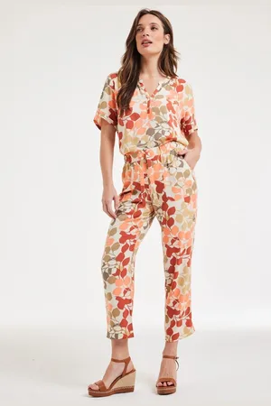 DIDI Dames Pants Sol Bright leaves print maat 38