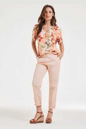 DIDI Dames Blouse Moana Bright leaves print maat 44