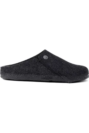 Birkenstock Zermatt Shearling WZ Regular Heren Sloffen - Antrachite