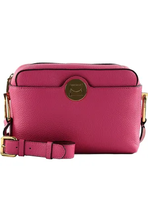 Coccinelle Leren Schoudertas Liya Crossbody Bag Paars