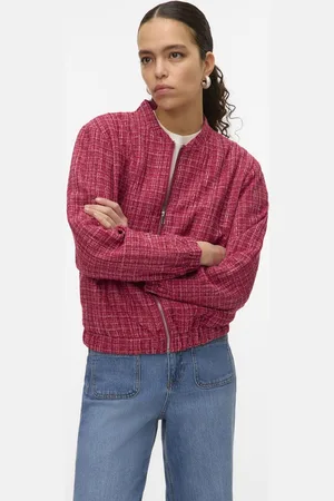 VERO MODA Jas Vmnatasha Ls Boucle Bomber Jacket 10335903 Granita Dames