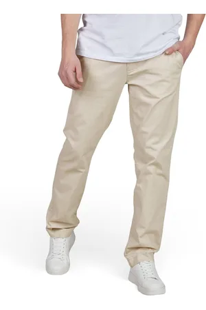 TOM TAILOR Heren Chino Broek TT Chino SMU regular/straight Beige Volwassenen