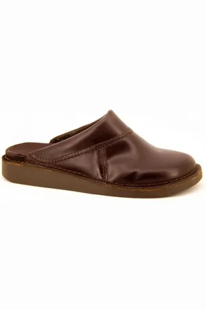Pediflex Leren pantoffel Zweedse muil bruin 49