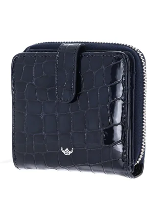 Golden head Portemonnee Cayenne RFID Protect Petite Billfold Coin Wallet with Snap Closure Donkerblauw