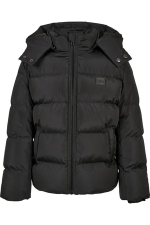 Urban classics Boys Hooded Puffer Kinder Jacket - Kids 158