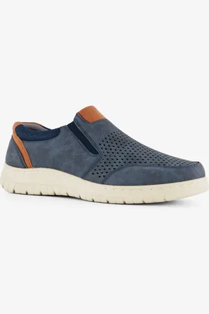 Blue Box Heren instappers donkerblauw